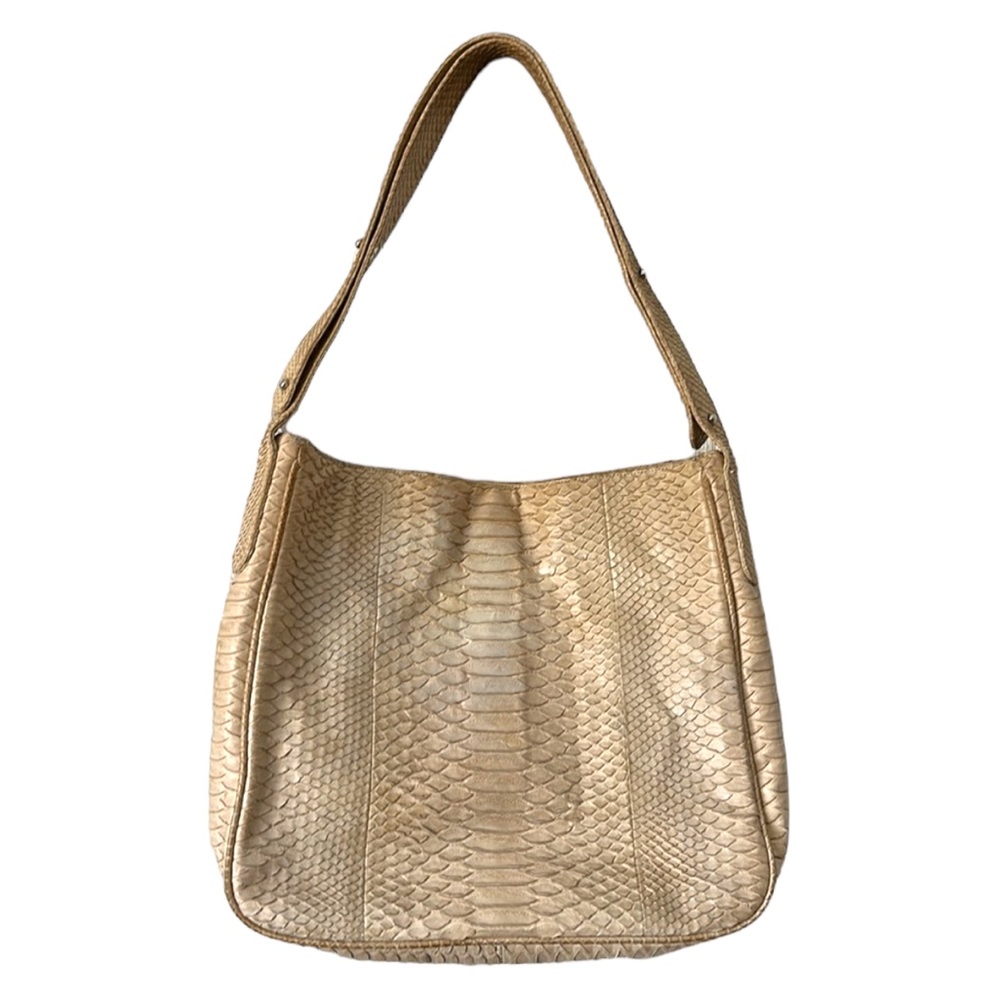 Alexandra Knight Authentic Python Hobo Handbag